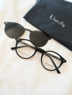 UNICITY CLIP ON ROUND NEGRO