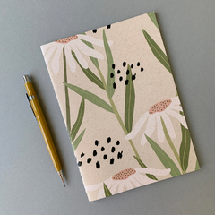 Caderno margaridas