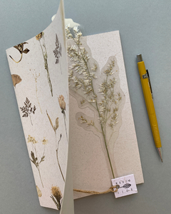 Caderno flores secas - loja online