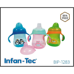 BIP-1283 VASO C/PICO SILICONA Y ASAS 260ML