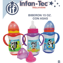 BIP-1263 MAMADERA BOCA ANCHA C/TET VASO 420ML - comprar online