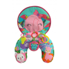 ALMOHADA W58560R ---------- ALMOHADA ELEFANTE BEBE ROSA