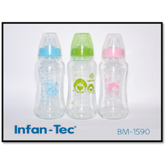 BM-1590 MAMADERA DE VIDRIO 250ML