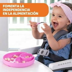 PLATO SILICONA CON DIVISIONES ROSA -------- 00010216100000 en internet