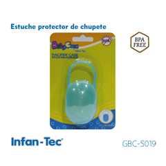 GBC-5019 ESTUCHE GUARDA CHUPETE COLORES SURTIDOS