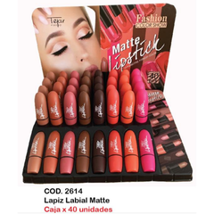 LAPIZ LABIAL MATTE X 40 UNIDADES TE2614