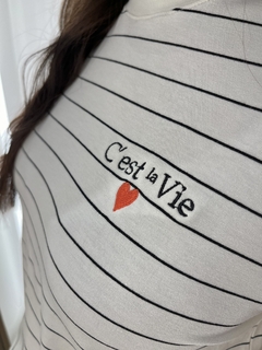 T-SHIRT C`EST LA VIE - comprar online