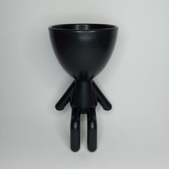 Vaso Bob Sentado de Plástico - Preto 2