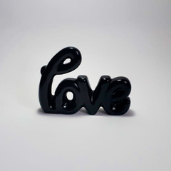 Enfeite Decorativo Palavra Love Preto M - comprar online