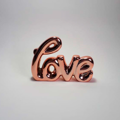 Enfeite Decorativo Palavra Love Rose M - comprar online