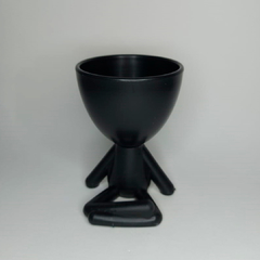 Vaso Bob Sentado de Plástico - Preto 1