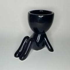 Vaso Bob Sentado 6 - Preto - comprar online