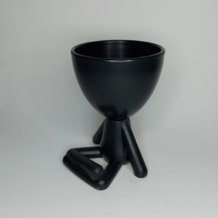 Vaso Bob Sentado de Plástico - Preto 1 - comprar online