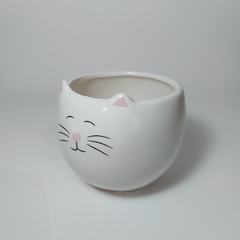 Cachepot Gatinho Branco - loja online