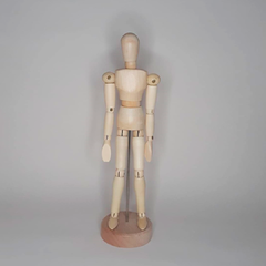 Boneco Decorativo de Madeira Articulado P - comprar online