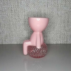 Vaso Bob Sentado 2 - Rosa na internet