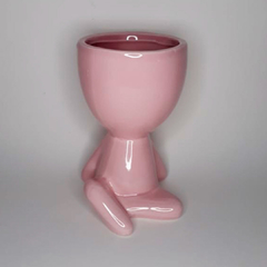 Vaso Bob Sentado 1 - Rosa