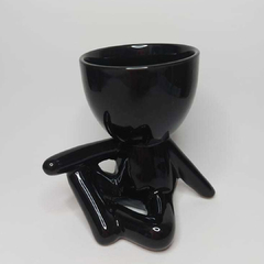 Vaso Bob Sentado 7-Preto