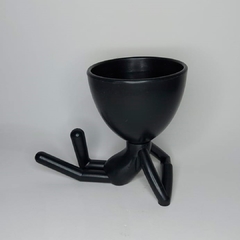 Vaso Bob Deitado de Plástico - Preto na internet