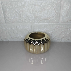 Cachepot Geométrico Dourado - Realize Home & Decor