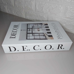 Trio de Livros Decorativos - Porta Objetos Décor Minimalista na internet