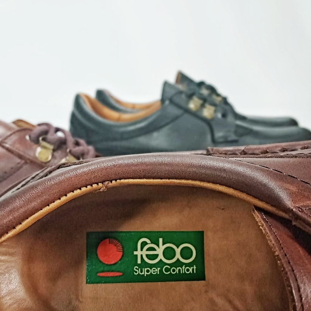 Zapato cuero con base s per confort Febo