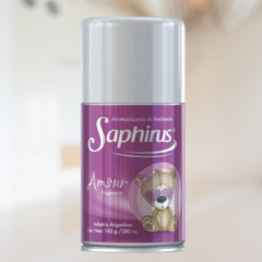 Aromatizador aerosol Saphirus - Contiene: 185gr/280cc