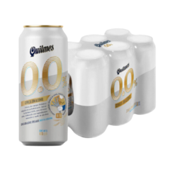 Cerveza Quilmes 0% - sin alcohol Six Pack Lata 473cc