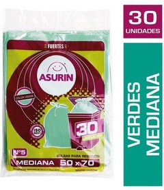 Bolsas para  residuos Asurin - Mediana 50x70