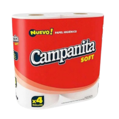 Papel Higienico Campanita x 4 - 30 mts