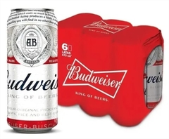 Cerveza Budweiser Six Pack Lata 473cc