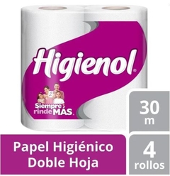 Papel higienico Higienol x 4 - 30 mts - comprar online