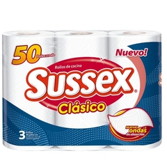 Rollo de Cocina Sussex 3 x 50 paños