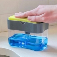 Dispenser de detergente con esponja