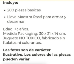 Rasti 200 piezas - tienda online