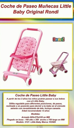 Cochecito para best sale muñecas rondi