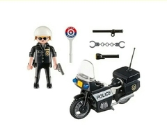 Playmobil Policía con moto - comprar online