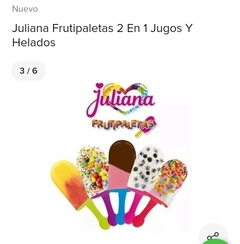 Juliana Frutipaletas dos en uno - tienda online