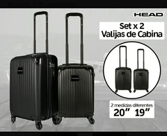 Valijas con ruedas set x 2 de 19" y 20" en internet