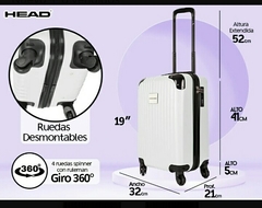 Valijas con ruedas set x 2 de 19" y 20" - tienda online