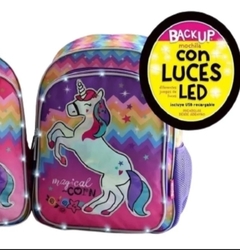 Mochila Unicornio con Luces - comprar online