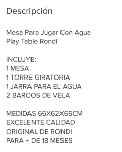 Play Table mesa para jugar con agua y arena en internet