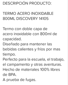 Imagen de Termo Discovery de 800ml