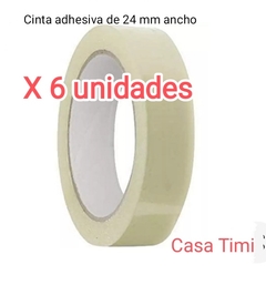 Cinta Adhesiva 24mm X 6 Rollos