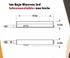 Listón Led bajo Alacena 9 wats en internet