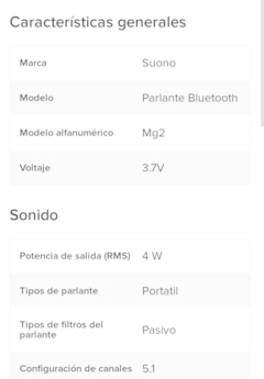 Imagen de Parlante Bluetooth