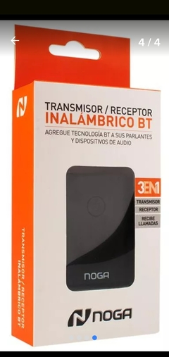 Transmisor y Receptor Bluetooth 3 en 1 Noga NG-rbt04