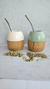 MATE OLIVERTA CERAMICA Y MADERA VERDE - comprar online