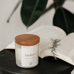 VELA AROMÁTICA DE BAMBOO 200G - MINIMAL