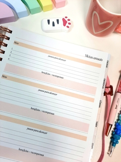 Planner 2025 Self Love tamanho Master - Fofurinhas da Bila